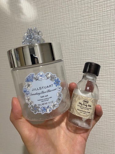 サムシングピュアブルー セント　バスソルト/JILL STUART/入浴剤を使ったクチコミ（1枚目）