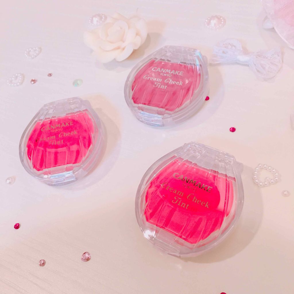 クリームチーク ティント/キャンメイク/ジェル・クリームチークを使ったクチコミ(2枚目)