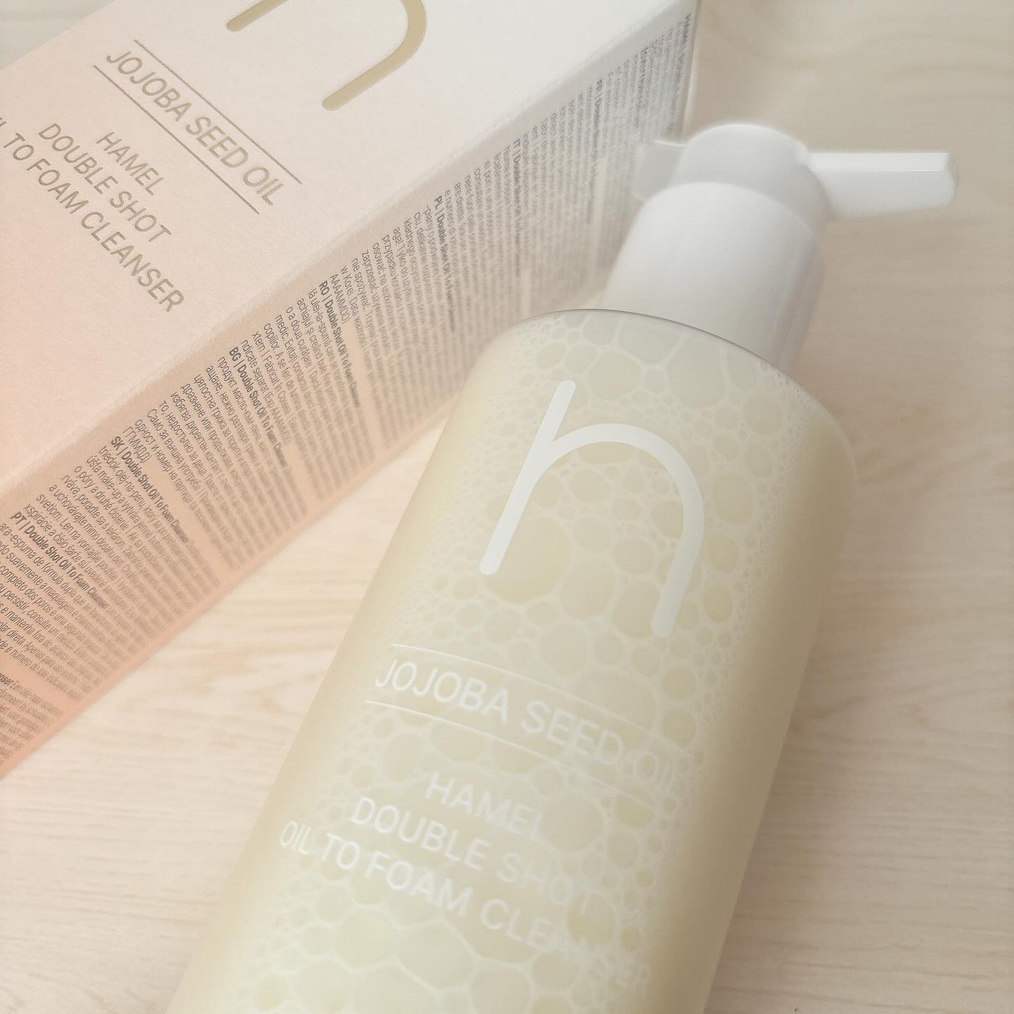 ダブルショットオイルトゥーフォームクレンザー/HAMEL/オイルクレンジングを使ったクチコミ(3枚目)