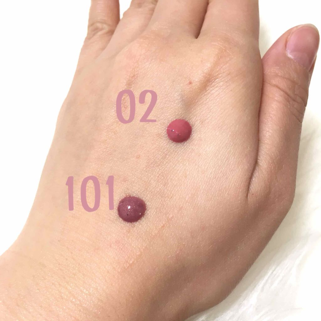 シマー リクイド ブラッシュ 102 艶紫蘇-TSUYASHISO[限定色]/SUQQU/リキッドチークを使ったクチコミ（2枚目）