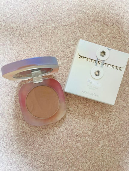 ソフトシェルチーク/Joocyee/パウダーチークを使ったクチコミ(2枚目)