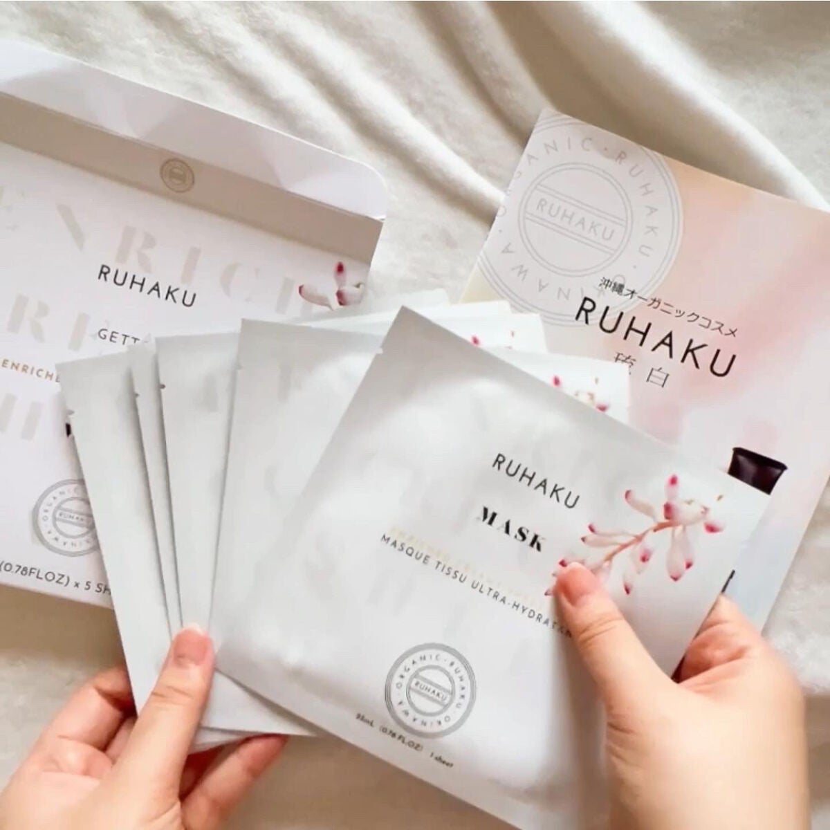 月桃エンリッチクリーミーシートマスク/琉白(ルハク)/シートマスク・パックを使ったクチコミ(4枚目)