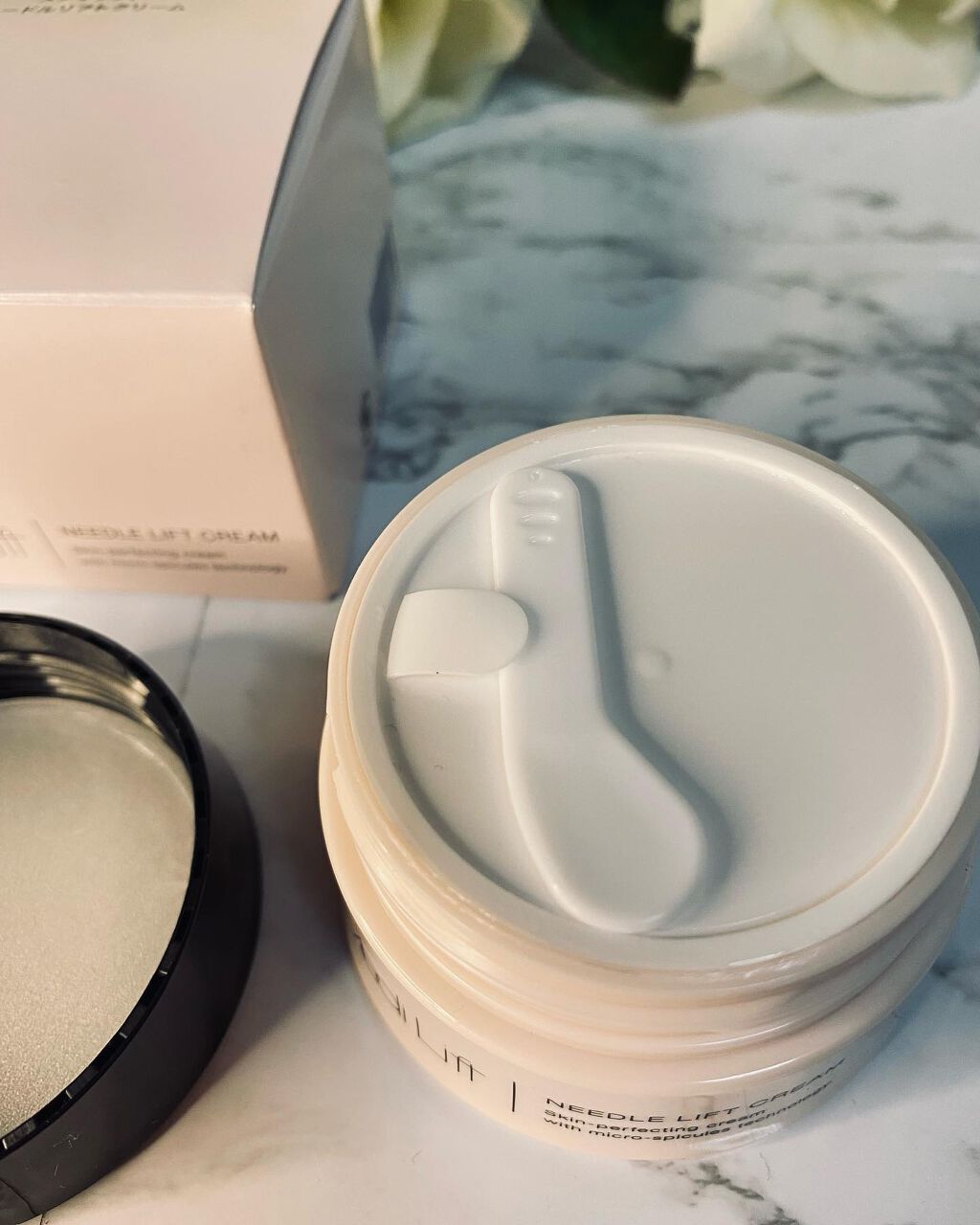 メディリフト ニードルリフトクリーム/YA-MAN TOKYO JAPAN/フェイスクリームを使ったクチコミ(2枚目)