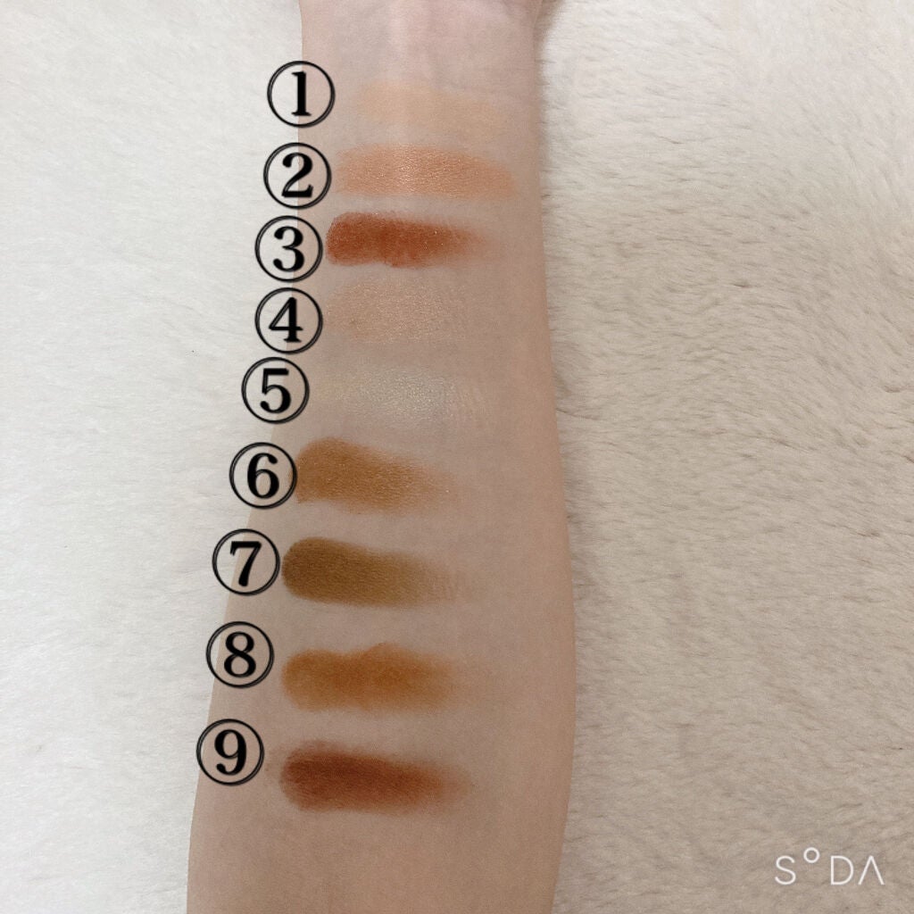 UR GLAM BLOOMING EYE COLOR PALETTE/U R GLAM/アイシャドウパレットを使ったクチコミ(3枚目)