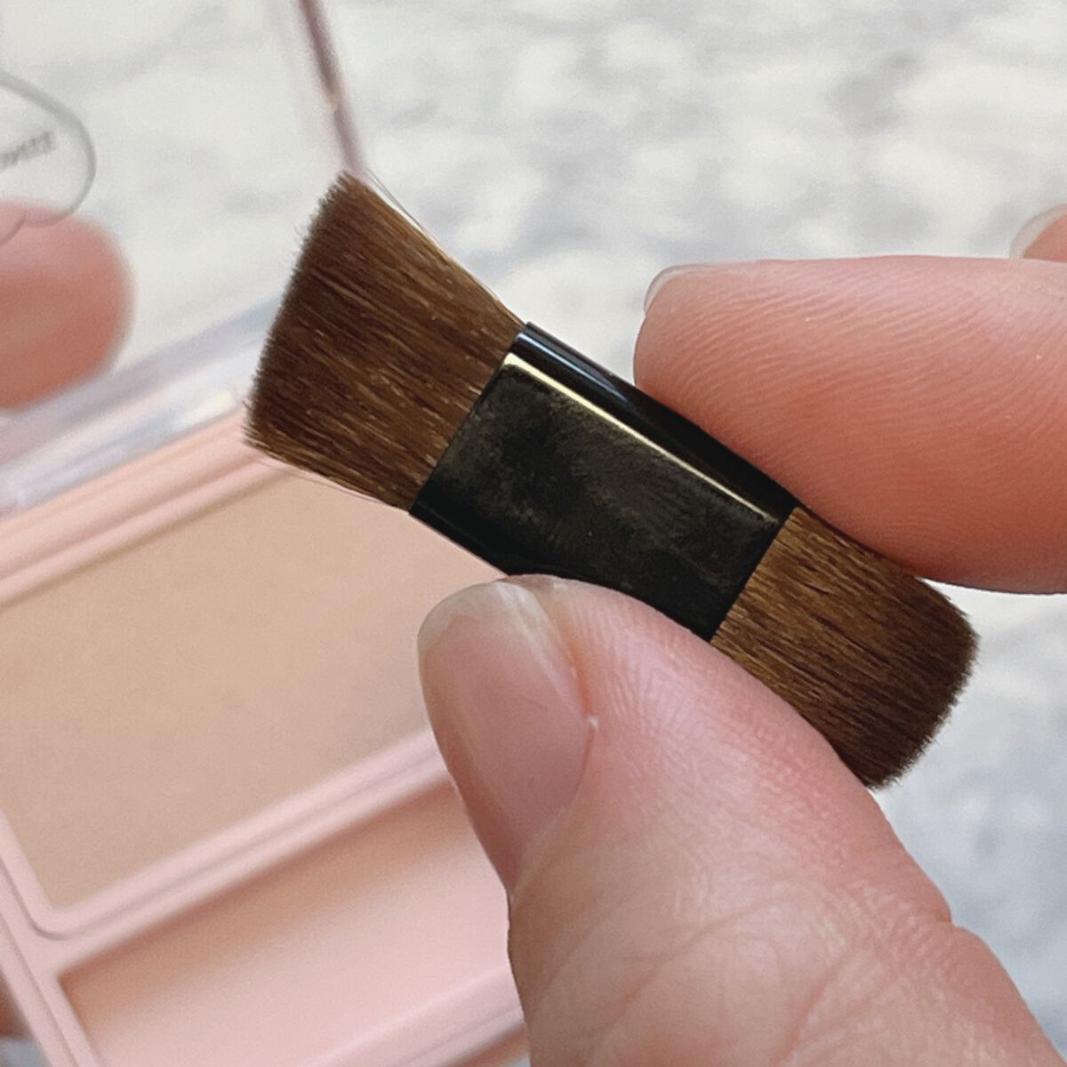 フーミー シングルブラッシュ/WHOMEE/パウダーチークを使ったクチコミ(5枚目)