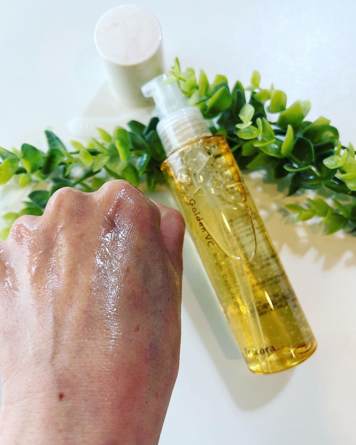 ゴールデンVC ブライト カプセルドリップ/fracora/化粧水を使ったクチコミ(5枚目)