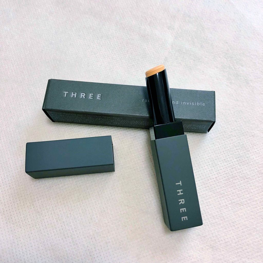 ラディアントワンドインヴィジブル/THREE/スティックコンシーラーを使ったクチコミ（1枚目）