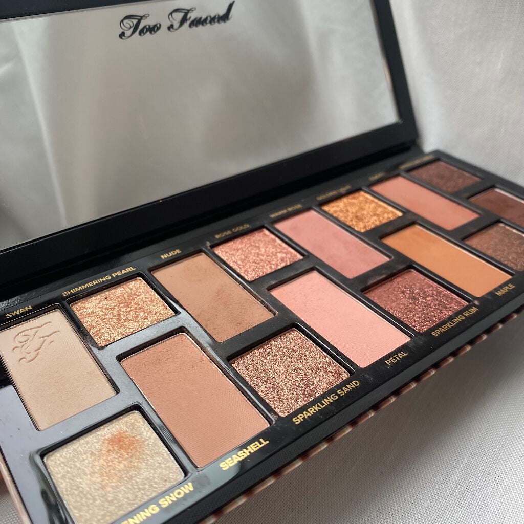 ボーン ディス ウェイ ザ ナチュラル ヌード アイシャドウ パレット/Too Faced/アイシャドウパレットを使ったクチコミ(3枚目)