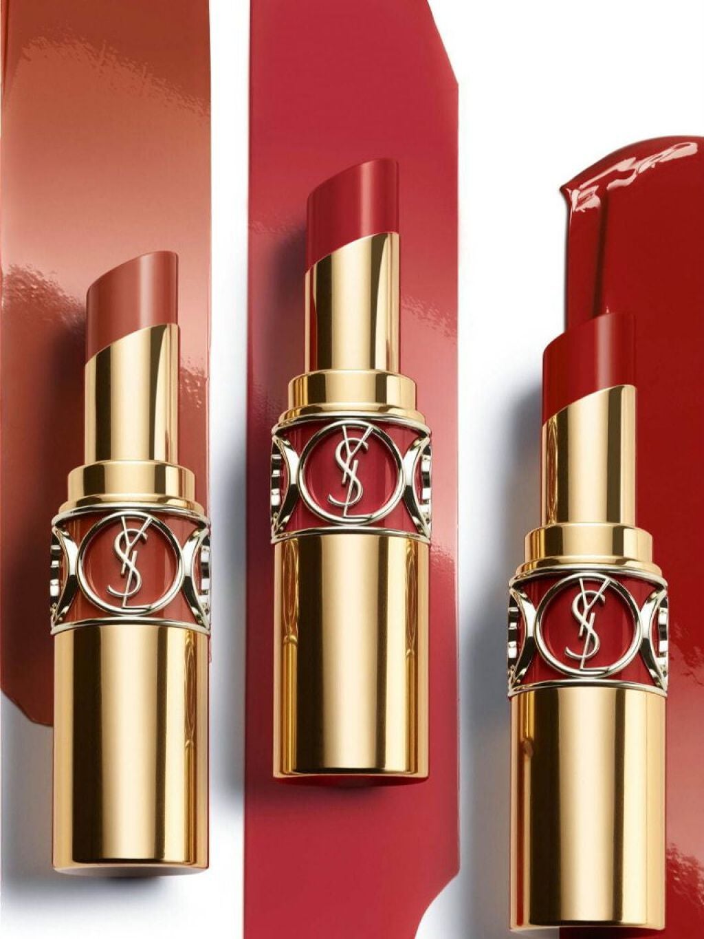 ルージュ ヴォリュプテ シャイン/YVES SAINT LAURENT BEAUTE/口紅を使ったクチコミ(1枚目)