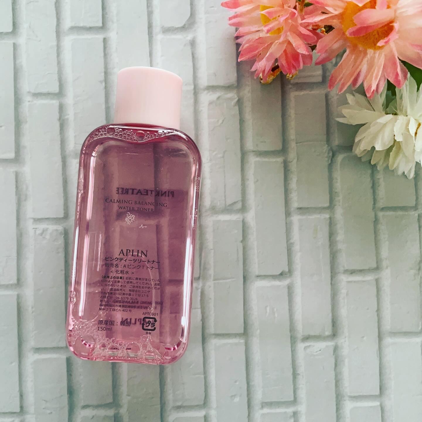 ピンクティーツリートナー/APLIN/化粧水を使ったクチコミ（2枚目）