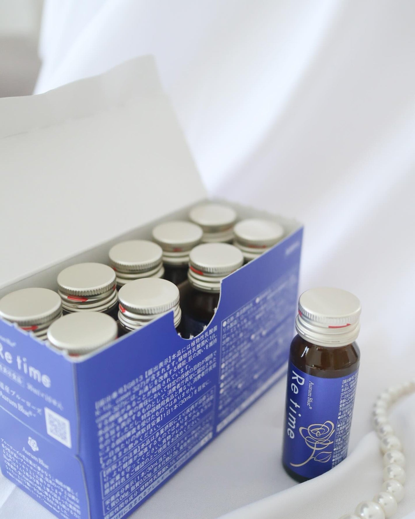 Re time ブルーローズドリンク/オーラムブルー/美容ドリンクを使ったクチコミ(5枚目)