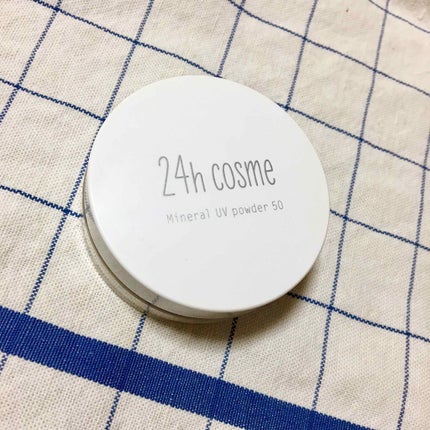 24 ミネラルUVパウダー50/24h cosme/ルースパウダーを使ったクチコミ(1枚目)