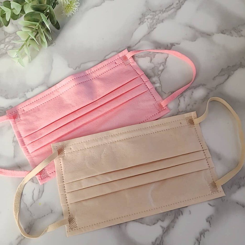 スパンレース不織布カラーマスク/ISDG 医食同源ドットコム/マスクを使ったクチコミ（3枚目）