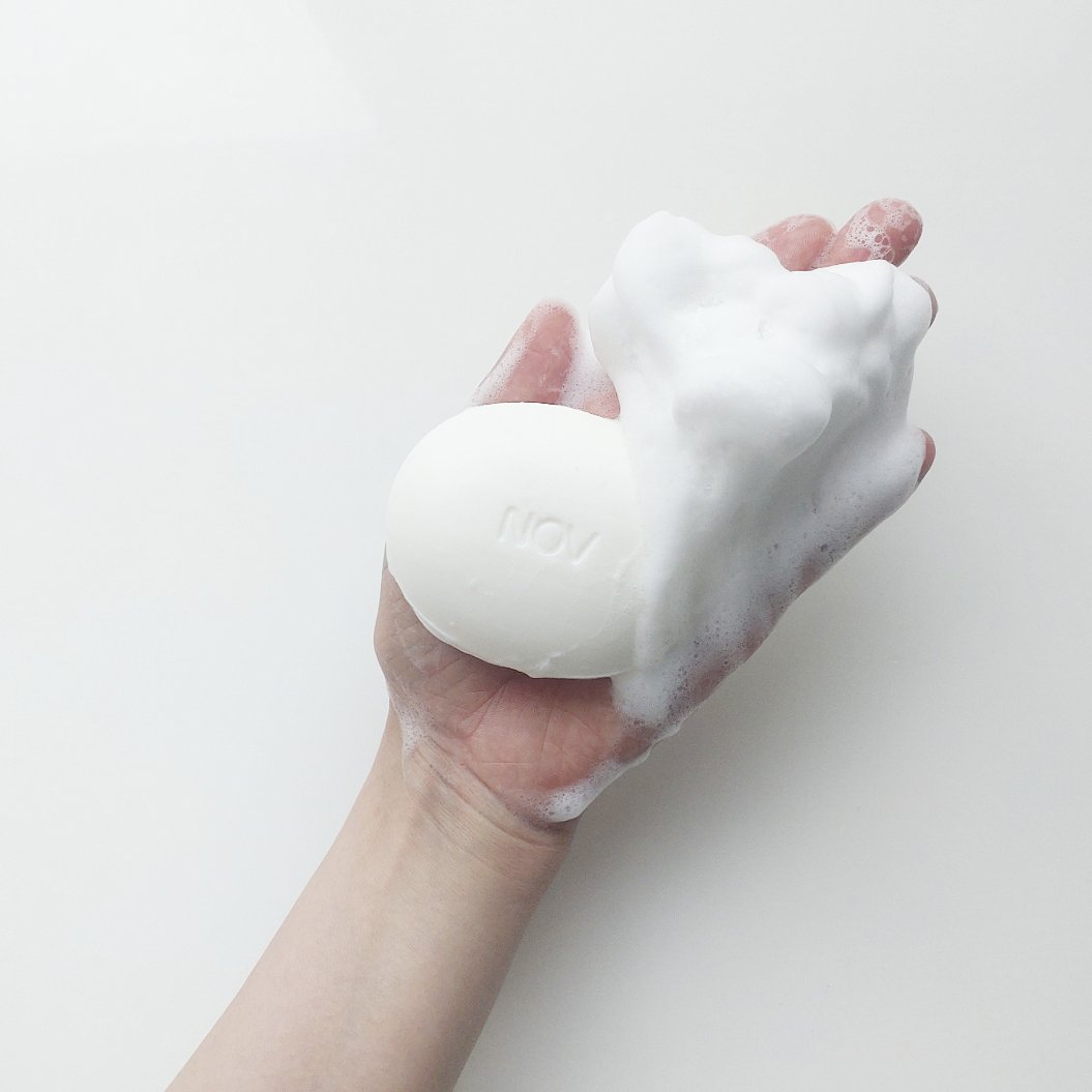 ノブプラス ピーリングソープ/NOV/洗顔石鹸を使ったクチコミ（2枚目）