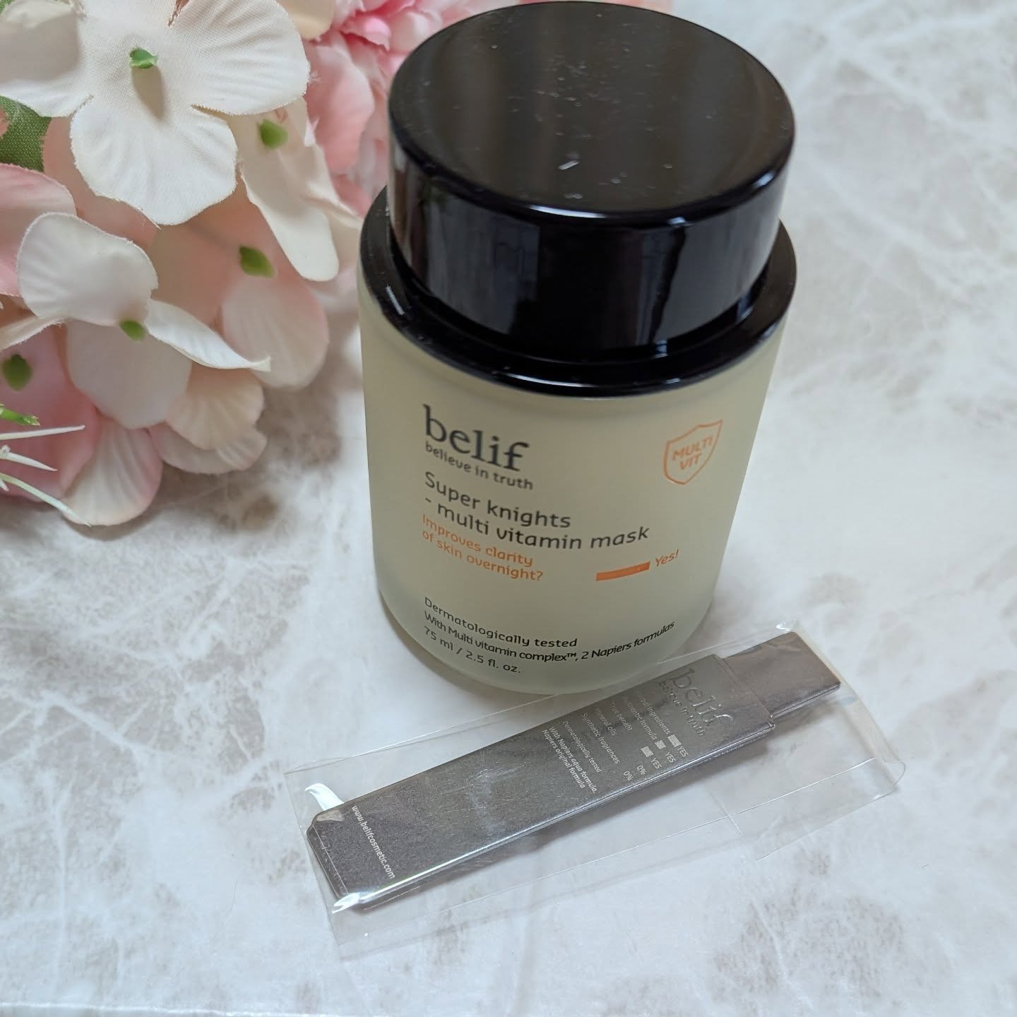 スーパーナイツ ビタミンマスク/belif/フェイスクリームを使ったクチコミ（2枚目）