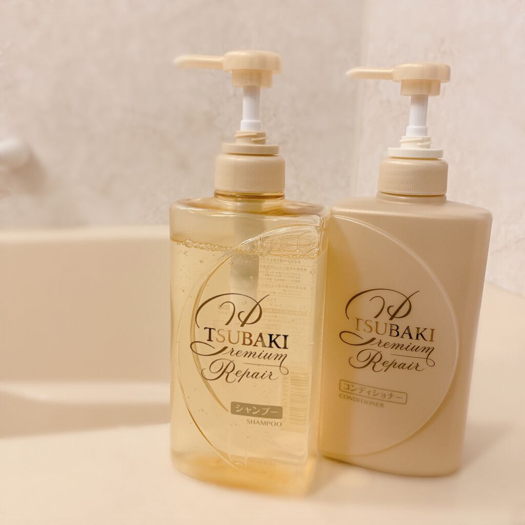 プレミアムリペア シャンプー／ヘアコンディショナー/TSUBAKI/市販シャンプーを使ったクチコミ（2枚目）
