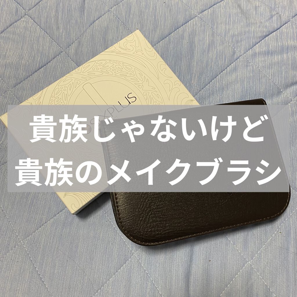 貴族のゴールド メイクブラシ11本セット 化粧ポーチ付き/SIXPLUS/メイクブラシを使ったクチコミ（1枚目）