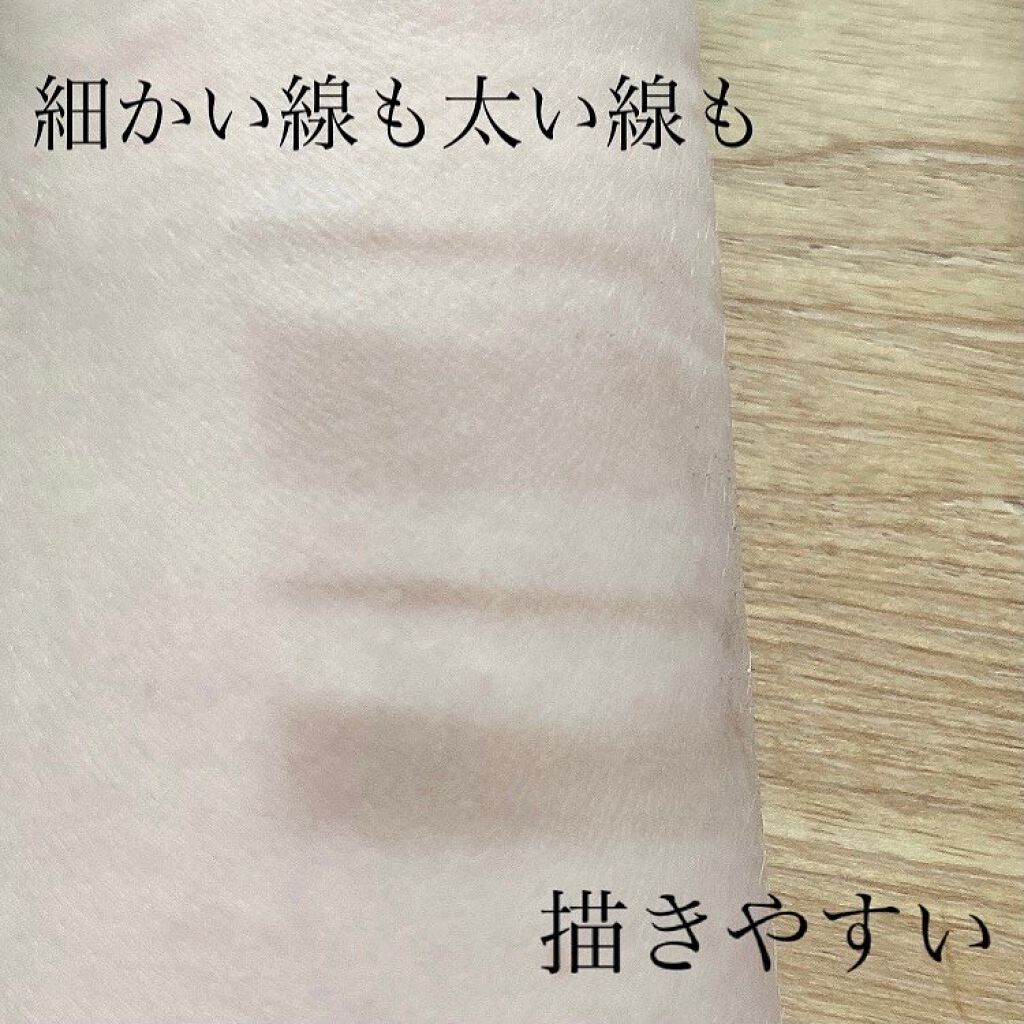 ダブルエンドアイブロウブラシ熊野筆/＆be/メイクブラシを使ったクチコミ（3枚目）