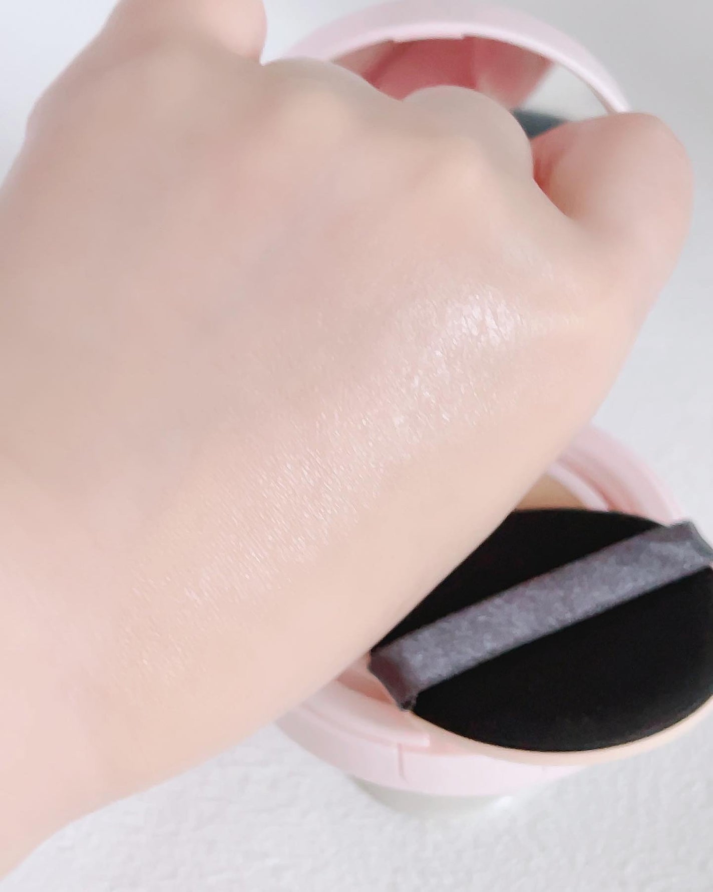 アクアリー スキンウェア カバー/ESPRIQUE/クッションファンデーションを使ったクチコミ(7枚目)