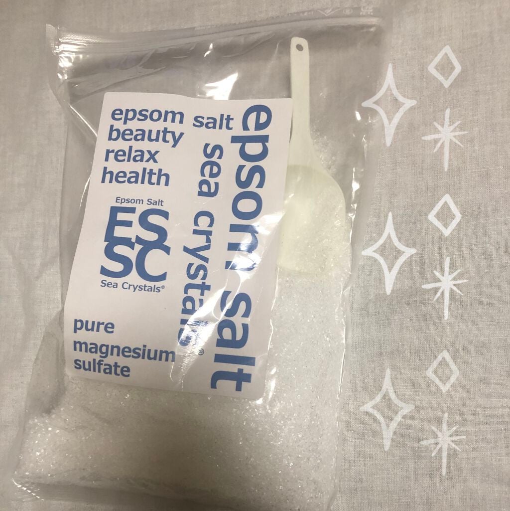 シークリスタルス エプソムソルト オリジナル/sea crystals/無機塩系入浴剤を使ったクチコミ(1枚目)