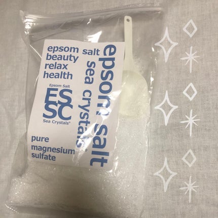 シークリスタルス エプソムソルト オリジナル/sea crystals/無機塩系入浴剤を使ったクチコミ(1枚目)