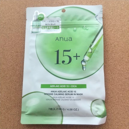 アゼライン酸15 インテンスカーミングセラムインマスク/Anua/シートマスク・パックを使ったクチコミ(1枚目)