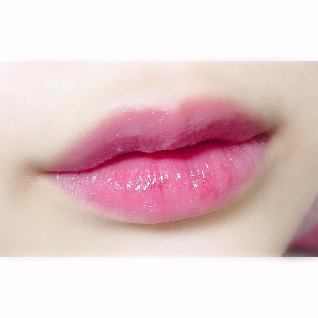 ラスティンググロスリップ/CEZANNE/口紅を使ったクチコミ（2枚目）