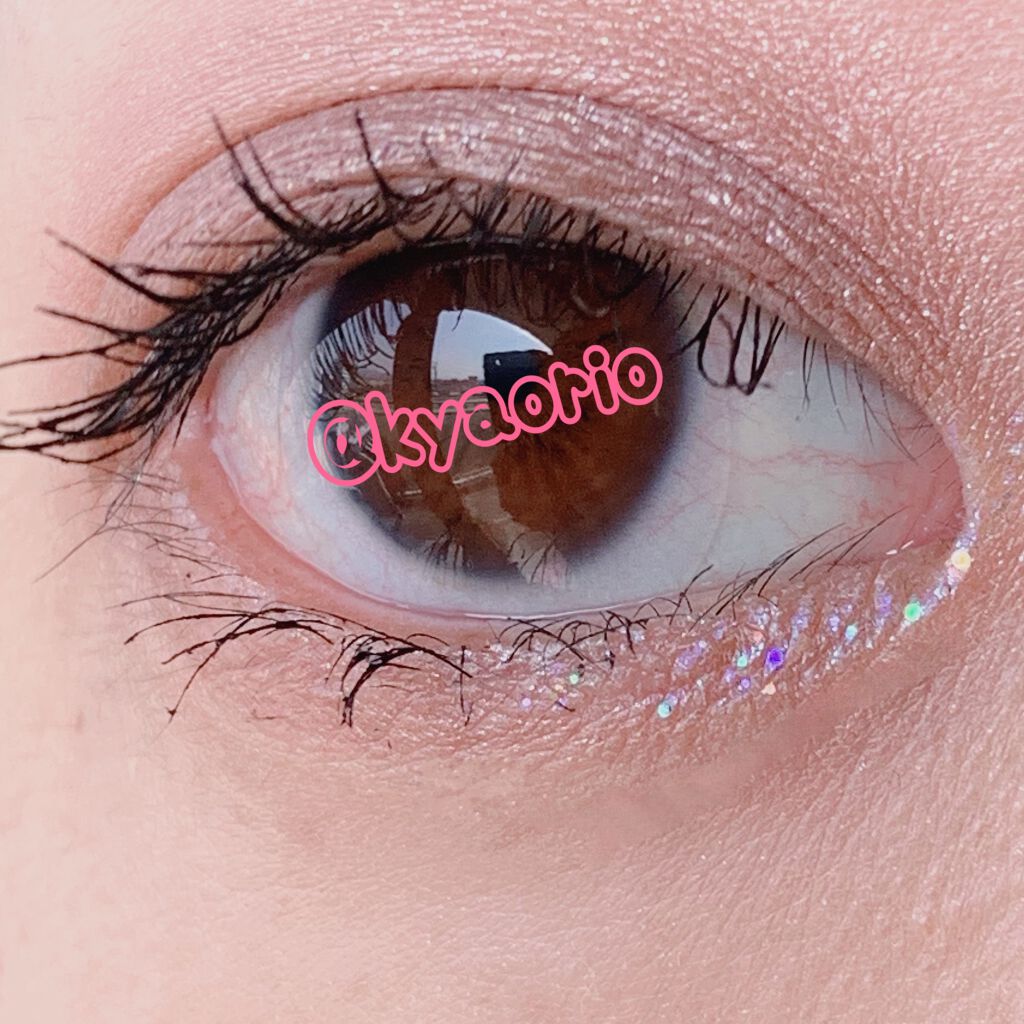 リキッド グリッター シャドウ/rom&nd/グリッターを使ったクチコミ（3枚目）