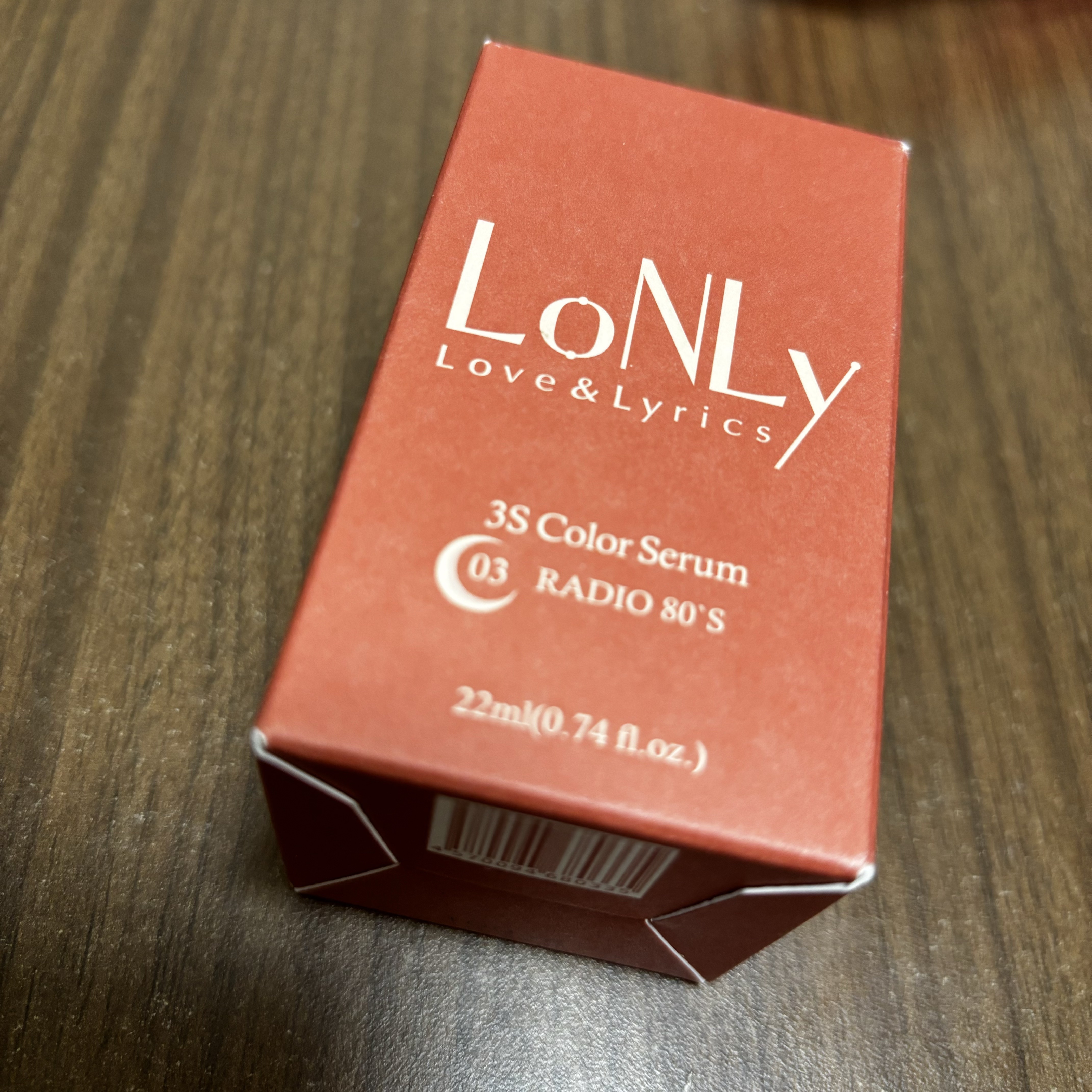 3S カラーセラム 03 Radio 80’s /LoNLy /リキッドチークを使ったクチコミ（1枚目）