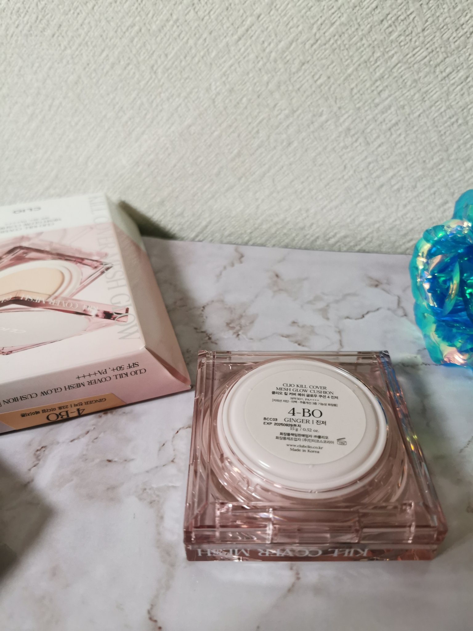 キル カバー メッシュ グロウ クッション 04 GINGER/CLIO/クッションファンデーションを使ったクチコミ（2枚目）