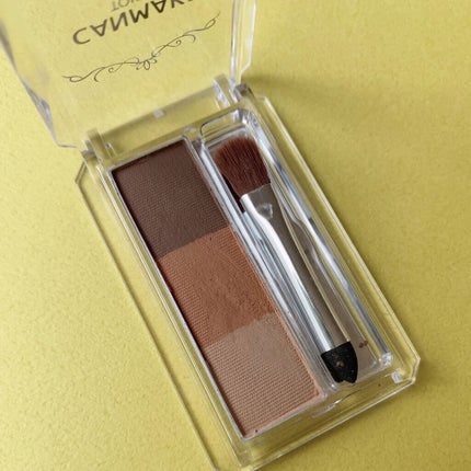 ミックスアイブロウ 08 テラコッタキャメル/キャンメイク/パウダーアイブロウを使ったクチコミ(2枚目)