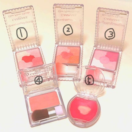 グロウフルールチークス/キャンメイク/パウダーチークを使ったクチコミ(1枚目)