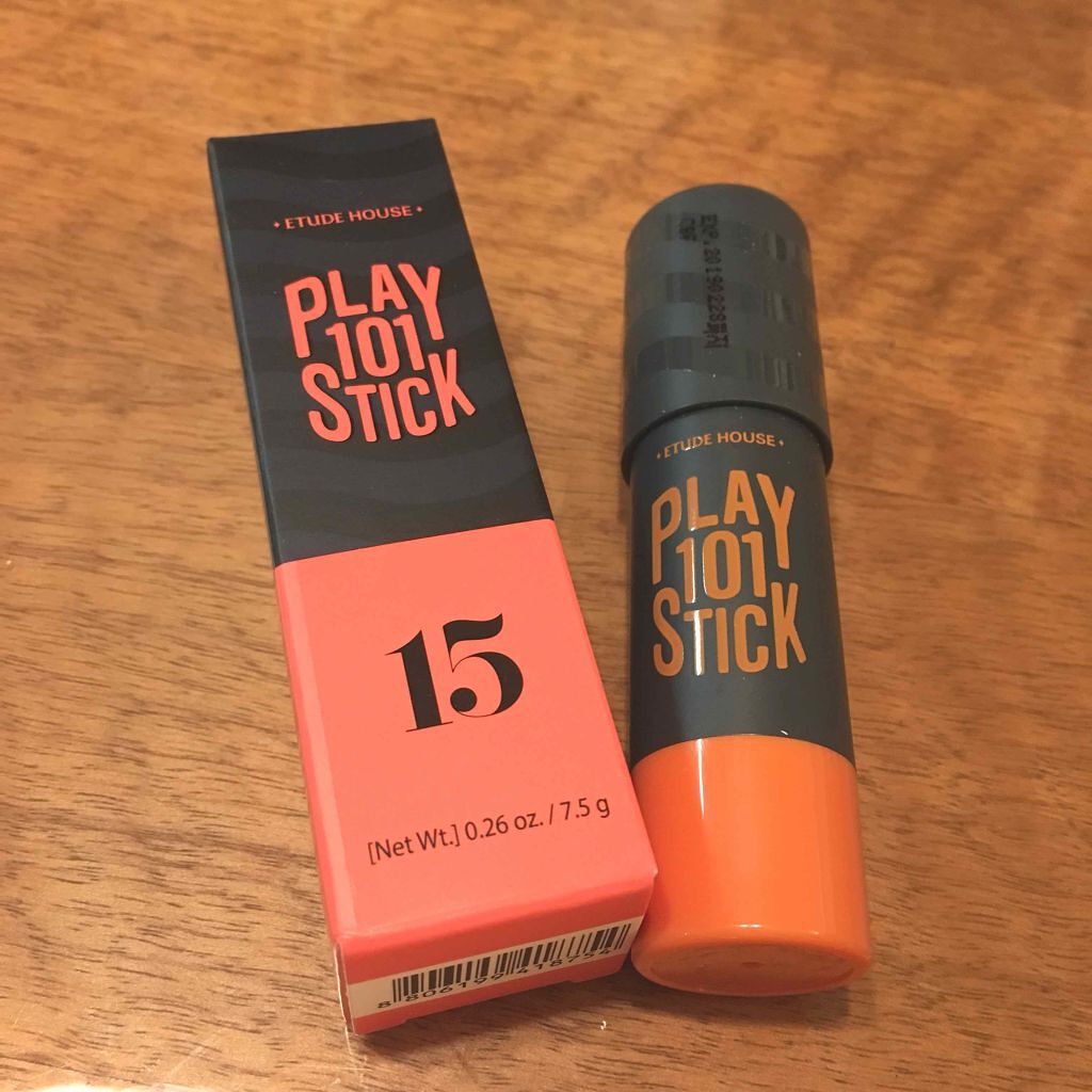 プレイ101スティック/ETUDE/ジェル・クリームチークを使ったクチコミ(1枚目)