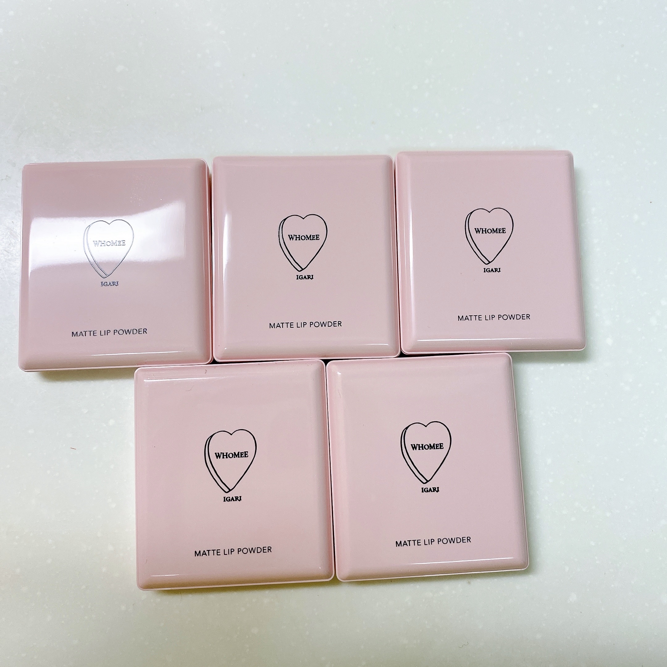 マットリップパウダー/WHOMEE/口紅を使ったクチコミ（2枚目）