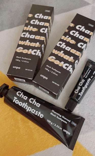 Cha Cha Charcoal Black Toothpaste/unpa/歯磨き粉を使ったクチコミ（1枚目）