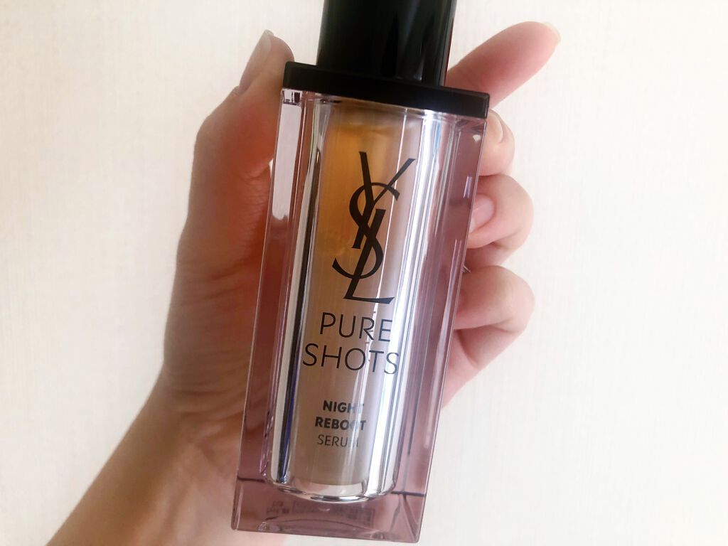 ピュアショット ナイト リチャージセラム/YVES SAINT LAURENT BEAUTE/美容液を使ったクチコミ(2枚目)