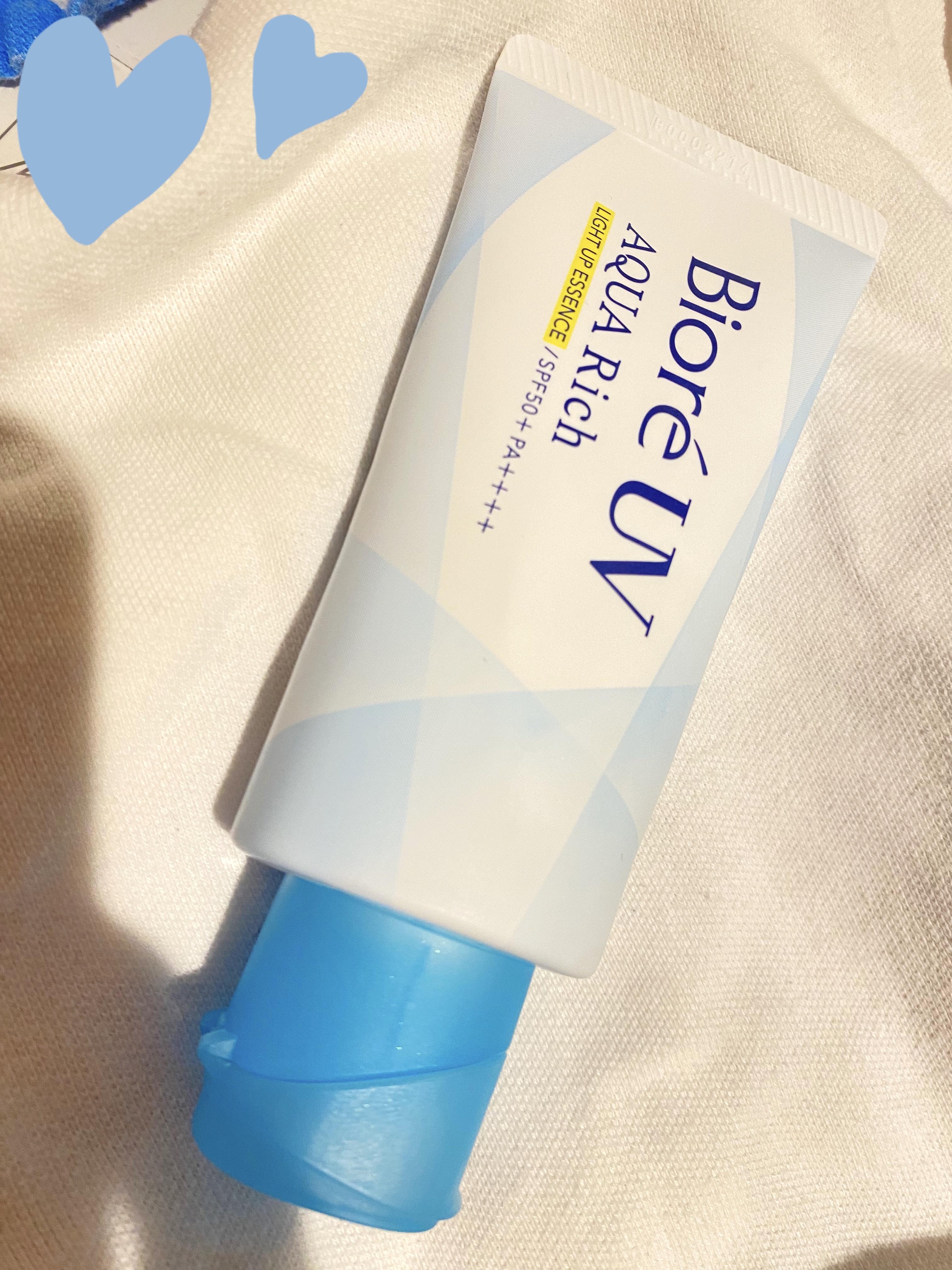 ビオレUV アクアリッチ ライトアップエッセンス/ビオレ/日焼け止めクリームを使ったクチコミ（1枚目）