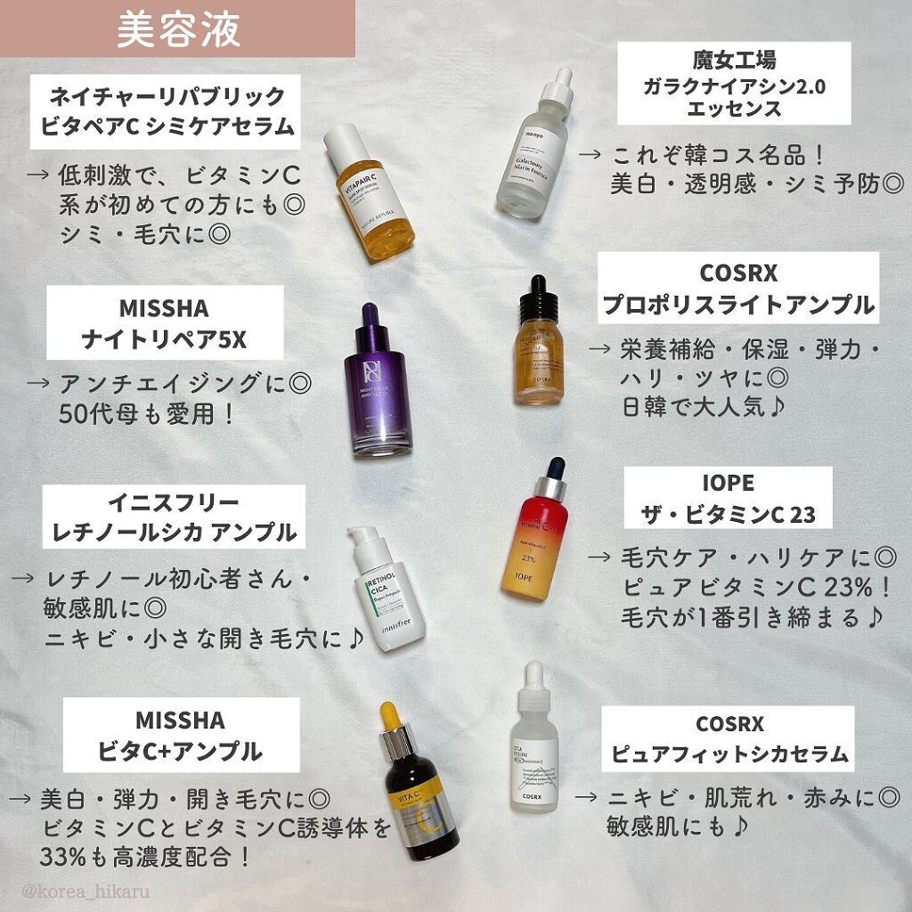 ひかる|肌悩み・成分・効果重視のスキンケア🌷 on LIPS 「他の投稿はこちらから🌟→ @korea_hikaruどれ選べば..」(5枚目)