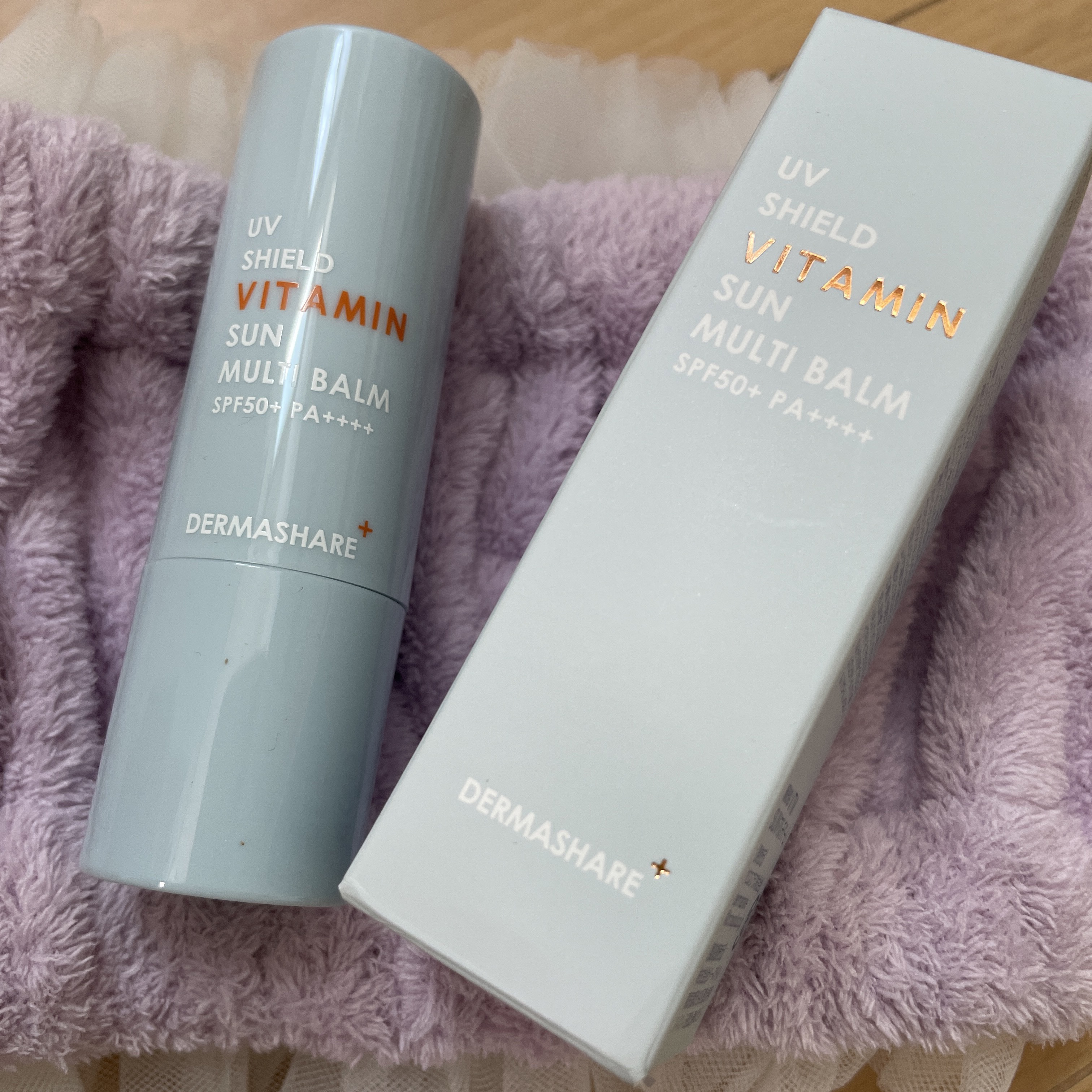 UVシールドビタミンサンマルチバーム/DERMASHARE/日焼け止めクリームを使ったクチコミ（1枚目）