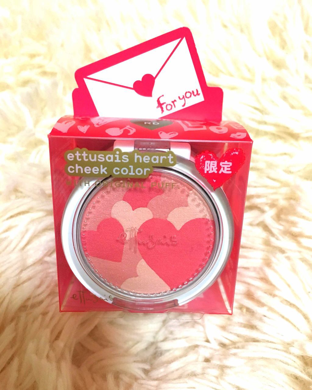 ハートチークカラー/ettusais/パウダーチークを使ったクチコミ(1枚目)