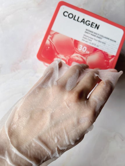 コラーゲンデイリーシートマスク/ネイチャーリパブリック/シートマスク・パックを使ったクチコミ(5枚目)