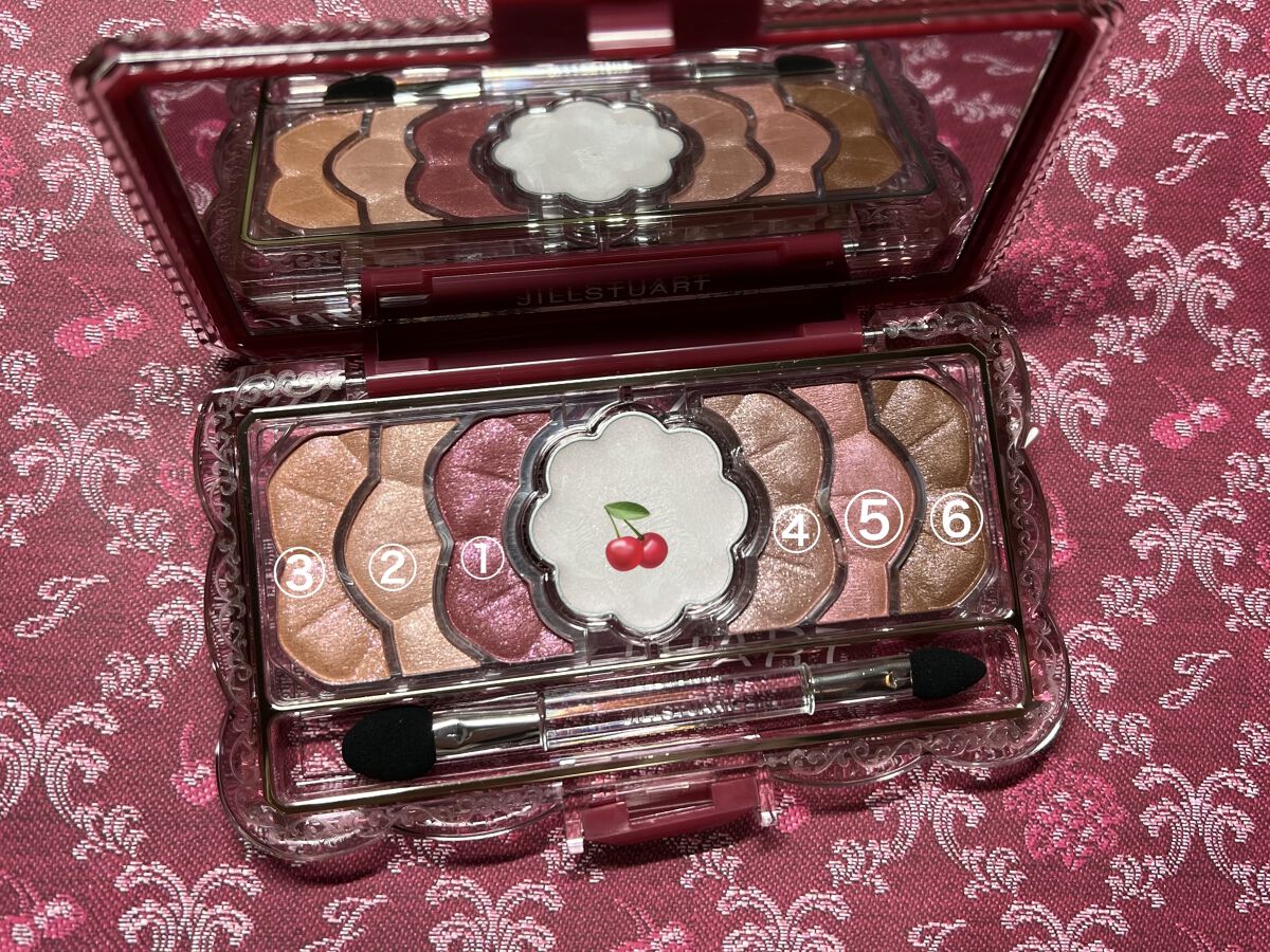 ジルスチュアート ミッドナイトチェリー コレクション/JILL STUART/メイクアップキットを使ったクチコミ（2枚目）