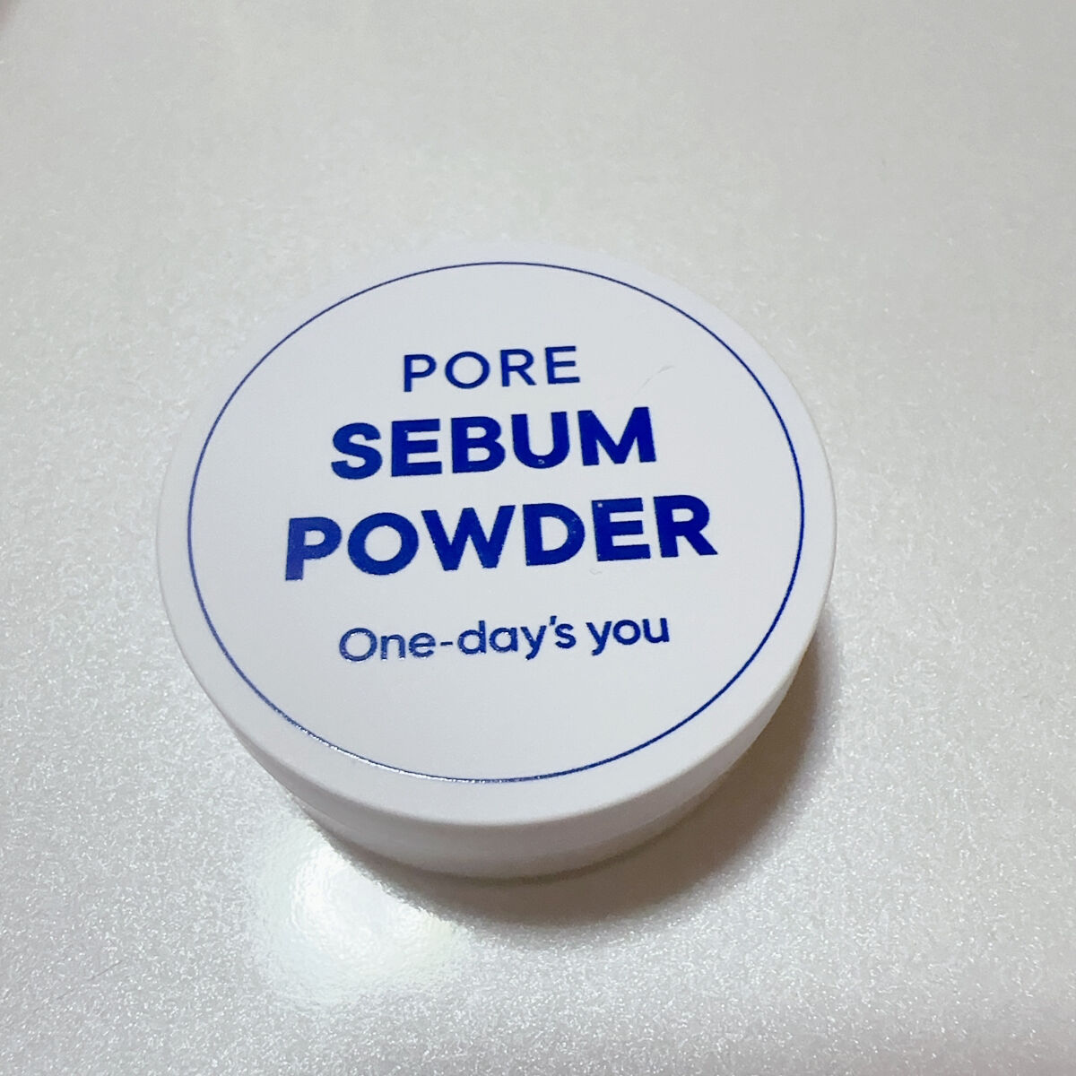 ポアセバムパウダー/One-day's you/ルースパウダーを使ったクチコミ（2枚目）