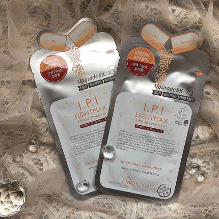 MEDIHEAL I.P.IライトマックスAPマスクEXのクチコミ「
動画や貼り方のコツはインスタのpostやストーリーに載せています.
𓅪𓂃 𓈒𓏸
#med.....」(1枚目)