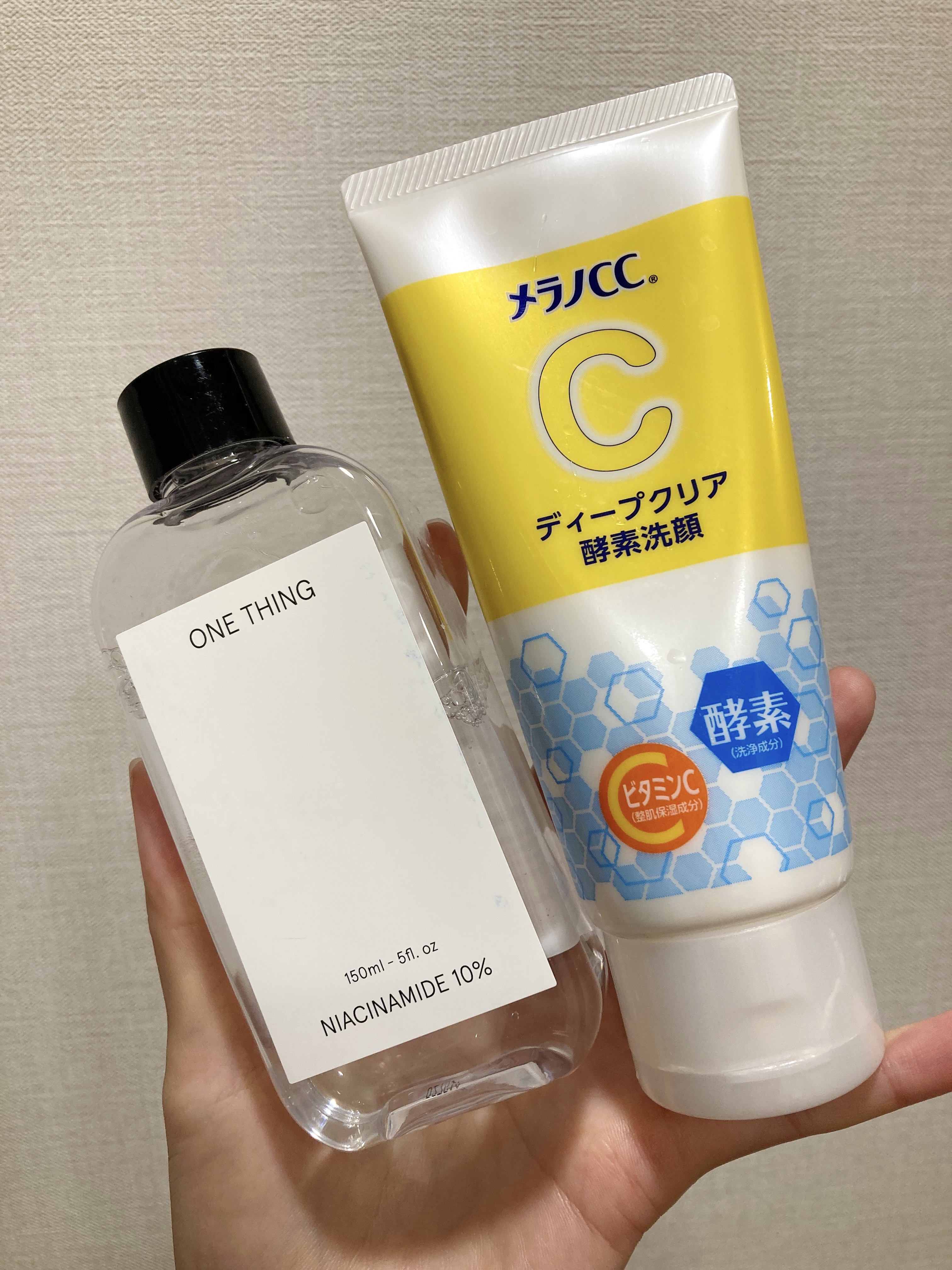 ディープクリア酵素洗顔	/メラノCC/洗顔フォームを使ったクチコミ（1枚目）