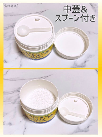 グランズレメディ フットパウダー オリジナル/グランズレメディ/デオドラント・制汗剤を使ったクチコミ(2枚目)