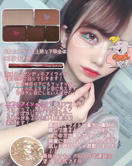 パーフェクトマルチアイズ/キャンメイク/アイシャドウパレットを使ったクチコミ(2枚目)