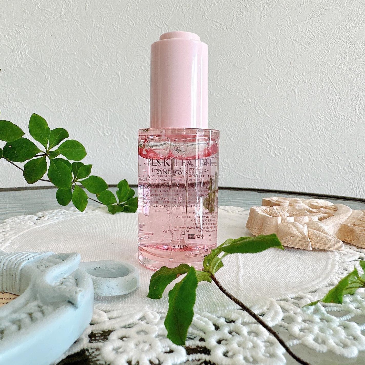 ピンクティーツリーシナジーセラム/APLIN/美容液を使ったクチコミ(4枚目)