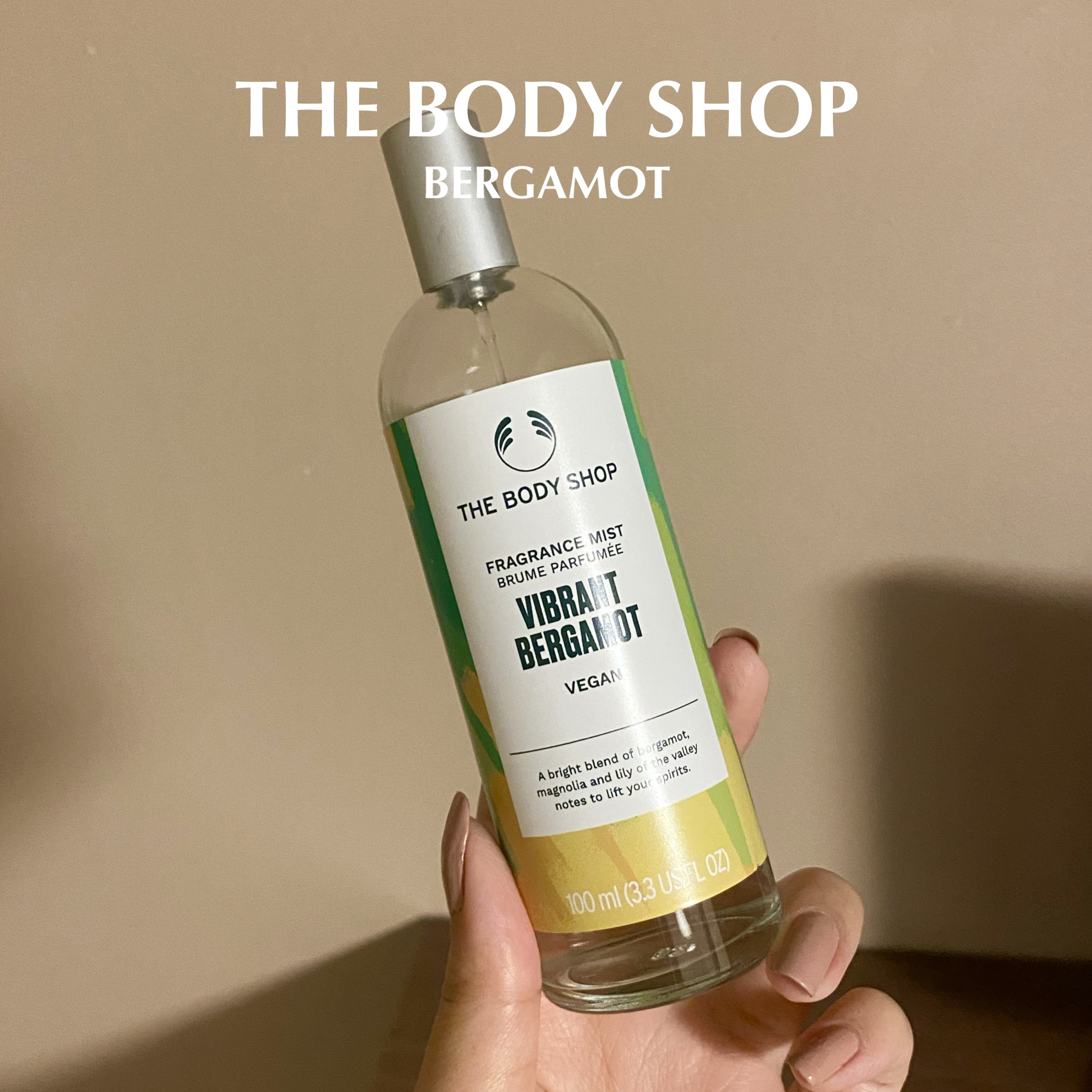 ヴァイブラント ベルガモット フレグランスミスト/THE BODY SHOP/香水(その他)を使ったクチコミ（1枚目）