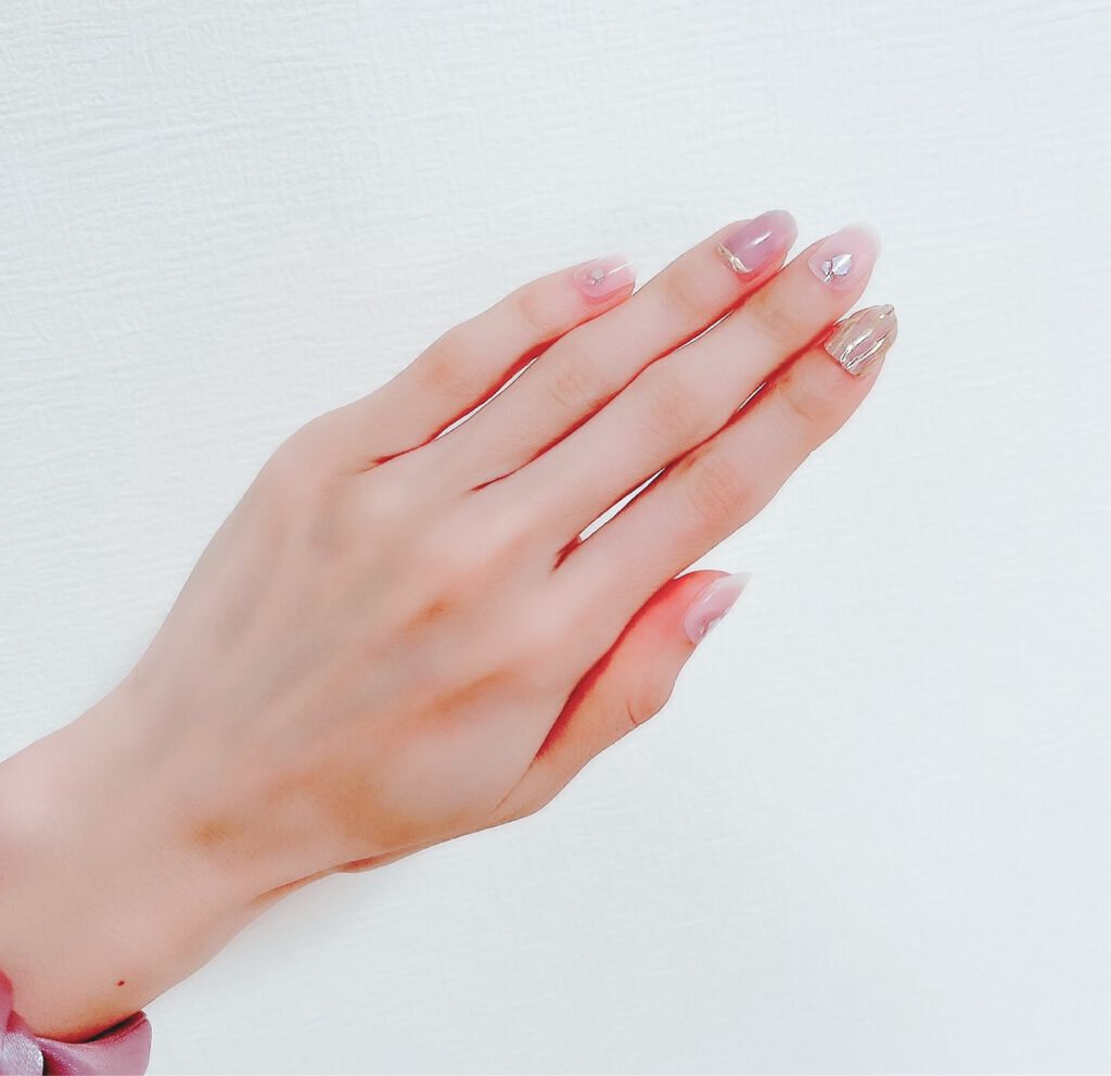 mc ジェルネイルシール/3COINS/ネイルシールを使ったクチコミ(5枚目)